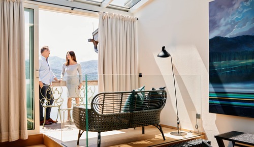 Panoramic-Studiosuite, 1 Schlafzimmer, Terrasse, Seeblick (Windsor)