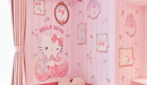 Premium-Zimmer, Nichtraucher (Hello Kitty Room)