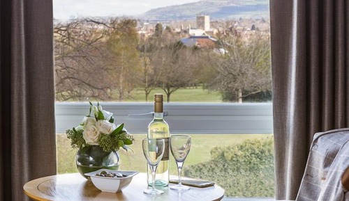 Standard-Doppel- oder -Zweibettzimmer, Blick auf den Golfplatz