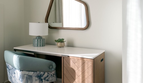 Zimmer, 1 King-Bett und Schlafsofa, Buchtblick