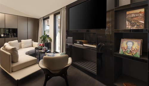 Suite, 1 King-Bett, Balkon