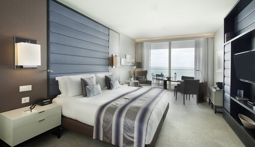 Premium-Zimmer, 1 King-Bett, Meerblick