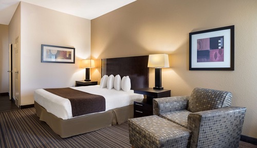 Standardzimmer, 1 King-Bett, Nichtraucher, Kühlschrank und Mikrowelle