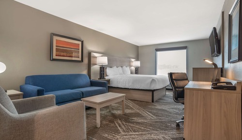 Suite, 1 King-Bett, barrierefrei, Badewanne