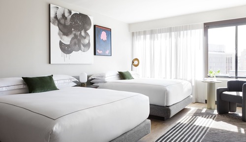 Premium-Zimmer, 2 Queen-Betten (Walk-In Shower)