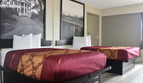 Zimmer, 2 Doppelbetten, Nichtraucher (Interior Room)