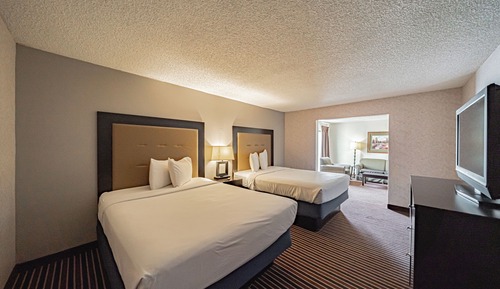 Deluxe-Zimmer, 2 Queen-Betten, Nichtraucher, Kühlschrank und Mikrowelle