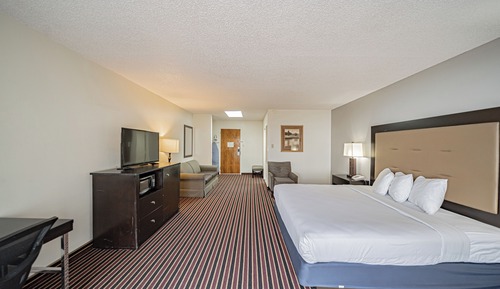 Deluxe-Zimmer, 1 King-Bett, Nichtraucher, Kühlschrank und Mikrowelle