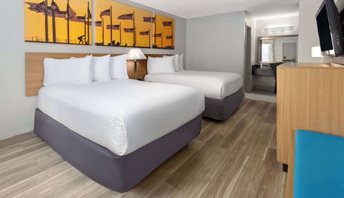 Standardzimmer, 2 Doppelbetten, Nichtraucher