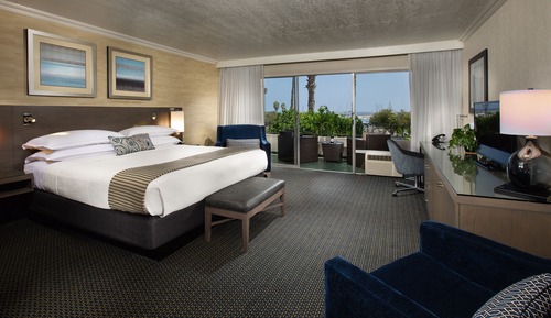 Zimmer, 1 King-Bett, Hafenblick