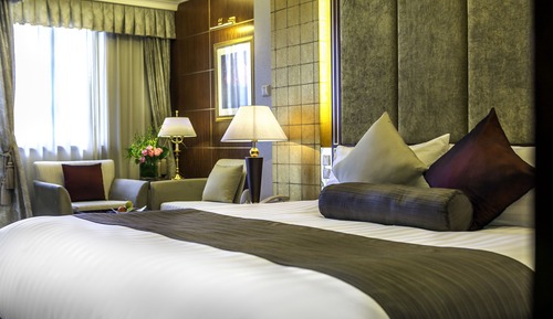 Business-Doppelzimmer, 1 King-Bett, Gartenblick