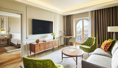 Suite, 1 King-Bett, Stadtblick