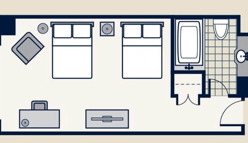 Standardzimmer, 2 Queen-Betten, Nichtraucher