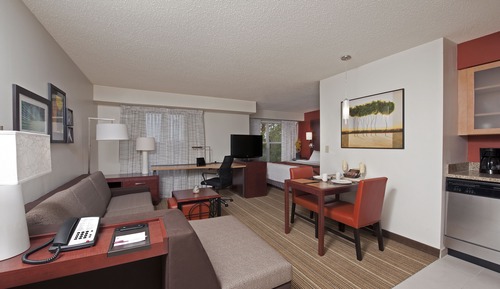 Studio, 1 King-Bett und Schlafsofa, Nichtraucher (Mobility/Hearing Accessible, Tub)