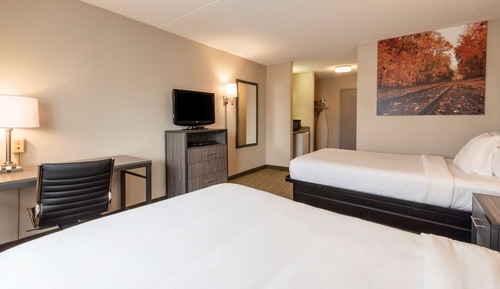 Standardzimmer, 2 Doppelbetten, Nichtraucher, Kühlschrank und Mikrowelle