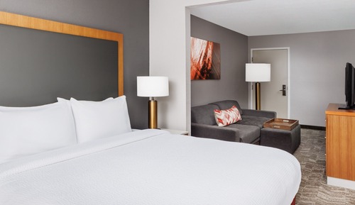 Suite, 1 King-Bett und Schlafsofa (Mobility Accessible, Transfer Shower)