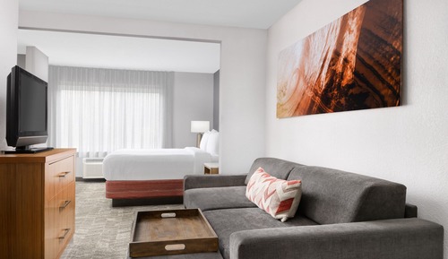 Suite, 1 King-Bett und Schlafsofa (Mobility/Hearing Access, Transf Shwr)