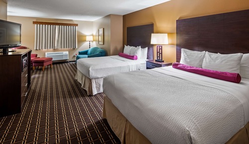 Standardzimmer, 2 Queen-Betten, Nichtraucher, Kühlschrank und Mikrowelle