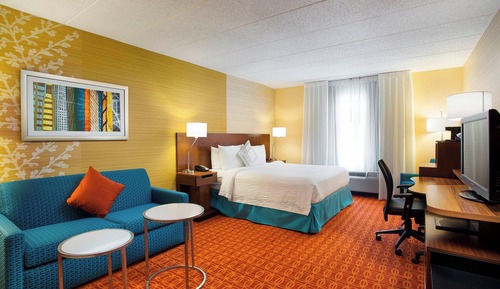 Zimmer, 1 King-Bett und Schlafsofa