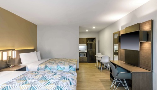 Standardzimmer, 2 Doppelbetten, Nichtraucher, Kochnische