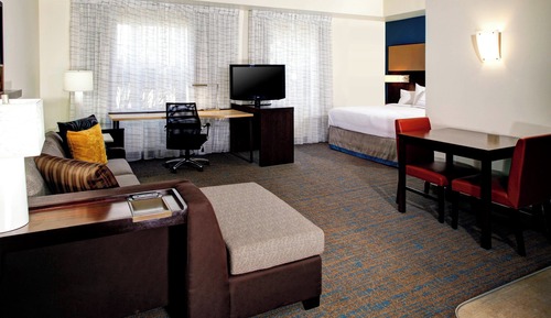 Studio, 1 King-Bett und Schlafsofa (Mobility/Hearing Accessible, Tub)