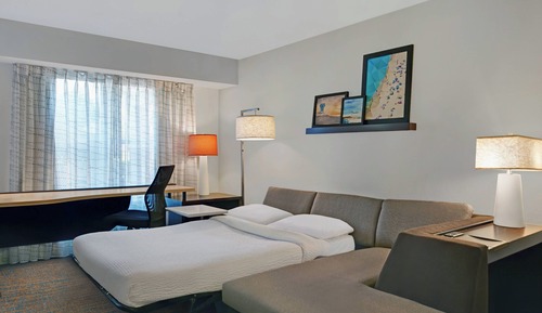 Studio, 1 King-Bett und Schlafsofa (Mobility/Hearing Accessible, Tub)