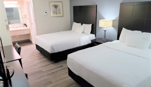 Deluxe-Zimmer, 2 Doppelbetten, Nichtraucher