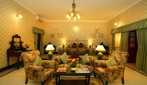 Deluxe-Zimmer, Mehrere Betten, Blick auf den Innenhof