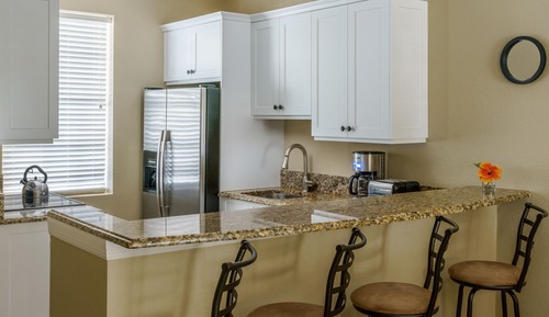 Deluxe-Suite, 2 Schlafzimmer, Küche, Buchtblick