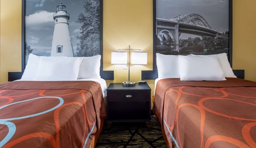 Zimmer, 2 Doppelbetten, Nichtraucher