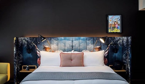 Luxury-Zimmer, 1 King-Bett, Blick auf den Jachthafen