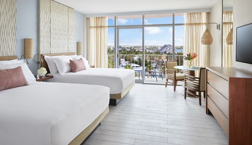 Premium-Zimmer, 2 Queen-Betten, Hafenblick