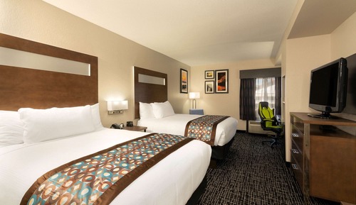 Zimmer, 2 Doppelbetten, Nichtraucher