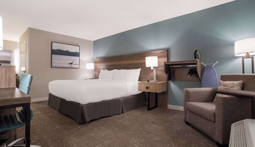 Standardzimmer, 1 King-Bett, barrierefrei, Kühlschrank und Mikrowelle