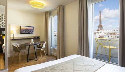 Studio, Balkon (Eiffel Tower View)
