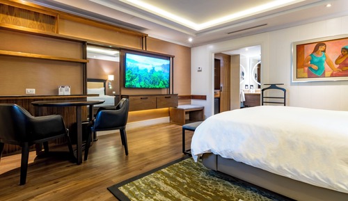 Bungalow, 1 King-Bett