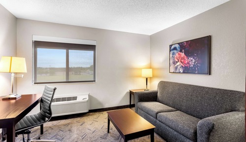 Suite, 1 Queen-Bett, barrierefrei, Kühlschrank und Mikrowelle (with Sofabed)