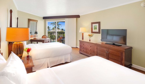 Zimmer, 2 Doppelbetten, Meerblick (Pool/Ocean View)