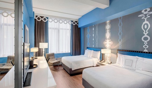 Zimmer, 2 Doppelbetten, Nichtraucher