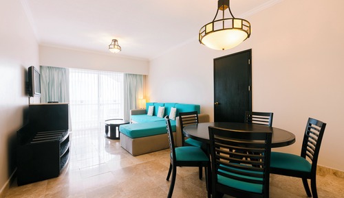 Junior-Zimmer, 1 King-Bett, Strandblick