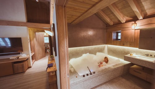 Suite, 2 Schlafzimmer, Terrasse, Bergblick (Blaitière)