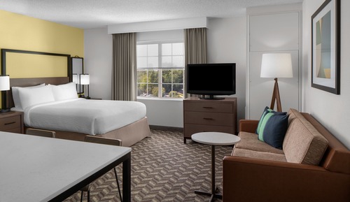 Studio, 1 Queen-Bett und Schlafsofa (Mobility/Hearing Accessible, Tub)