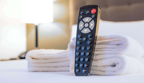 Deluxe-Zimmer, 1 King-Bett, barrierefrei, Kühlschrank und Mikrowelle (Roll in Shower)