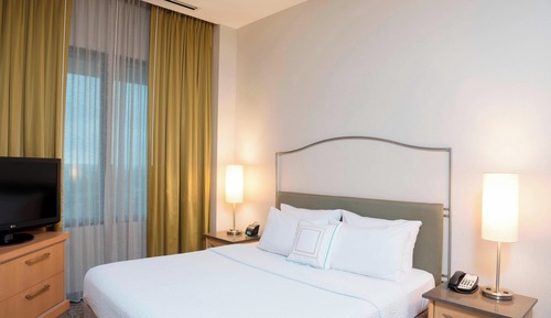 Suite, 1 King-Bett und Schlafsofa (Mobility/Hearing Accessible, Tub)