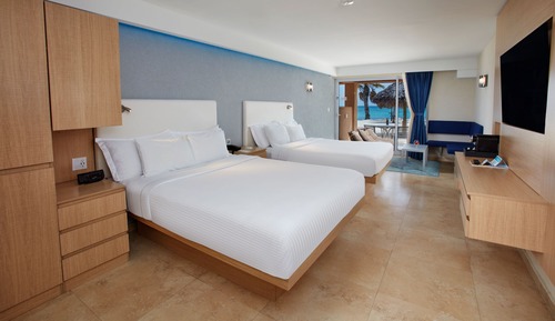 Premium-Zimmer, 2 Queen-Betten, Meerseite
