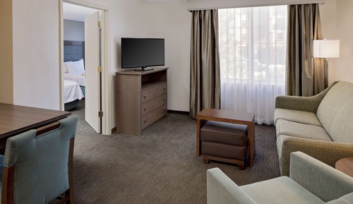 Zimmer, 2 Doppelbetten, barrierefrei (Mobility, Roll-in Shower)