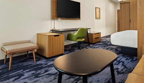 Zimmer, 1 King-Bett und Schlafsofa