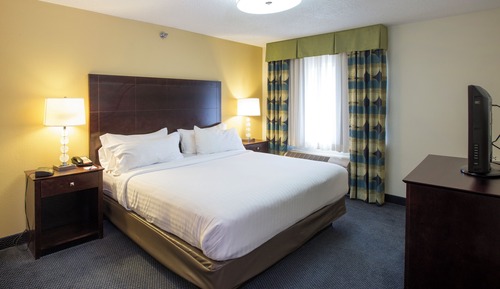 Standardzimmer, 1 King-Bett, Ausstattung für hörgeschädigte Menschen (Accessible Tub)