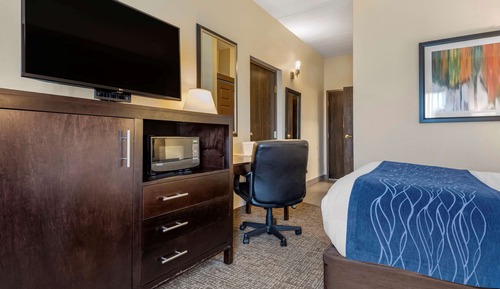 Zimmer, 1 Queen-Bett, barrierefrei, Nichtraucher (Accessible Tub)