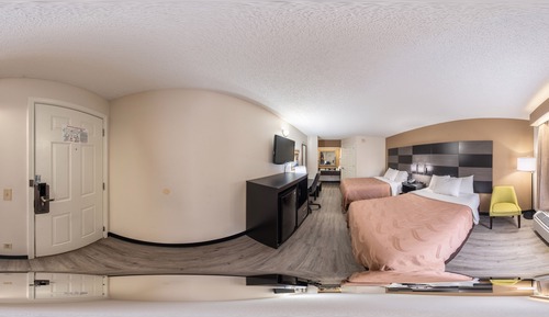 Zimmer, 2 Doppelbetten, barrierefrei, Nichtraucher